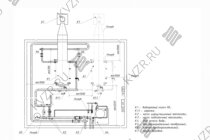 Схема подключения и монтажа водогрейного промышленного котла 1 МВт газового